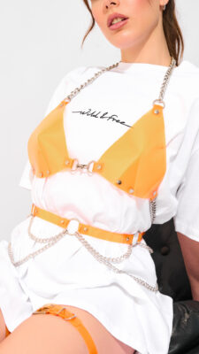 Orange Bralettes