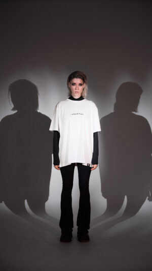 White & Black Butterfly Effect T-shirt - Image 5