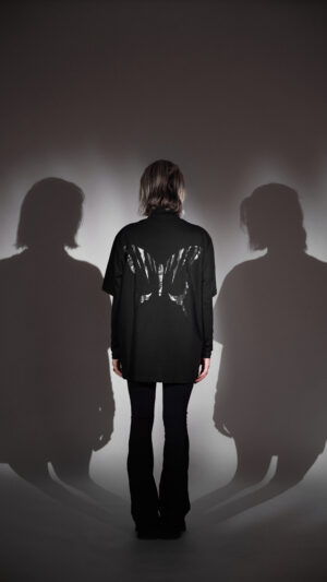 Black & Black Butterfly Effect T-shirt - Image 4