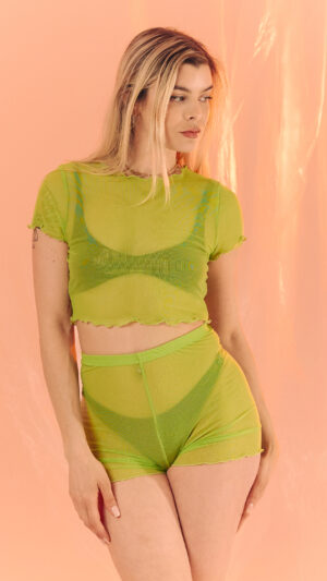 Lime Tulle Set